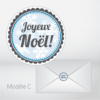 Lot d'étiquettes décoratives de Noël – Image 3