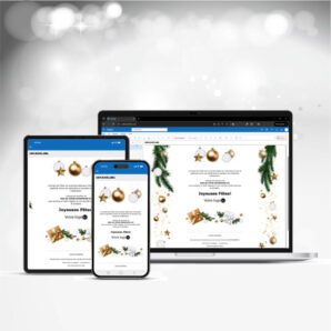 Carte de Noël virtuelle par courriel