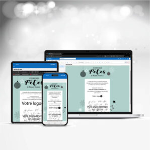 Carte de Noël virtuelle par courriel