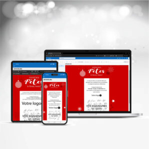 Carte de Noël virtuelle par courriel